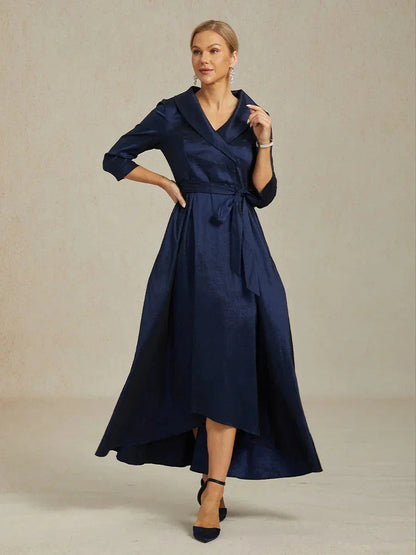 Taffeta High Low Dress