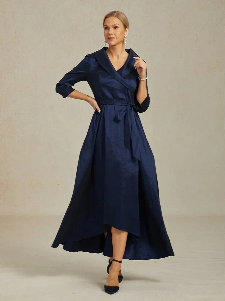 Taffeta High Low Dress