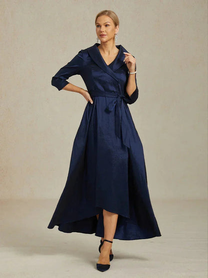 Taffeta High Low Dress