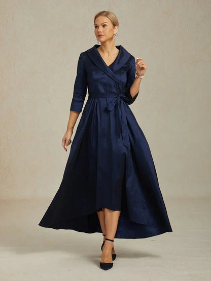 Taffeta High Low Dress