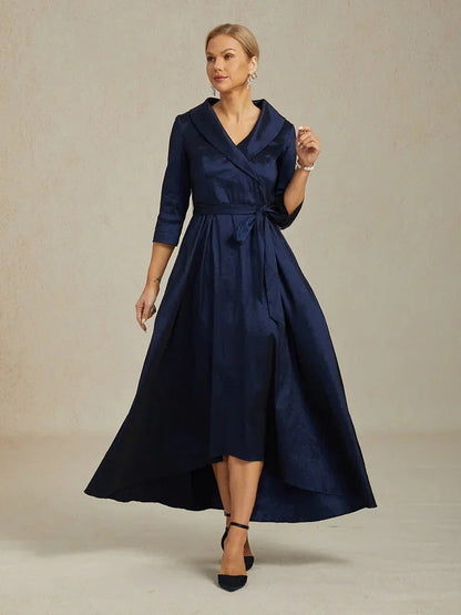 Taffeta High Low Dress