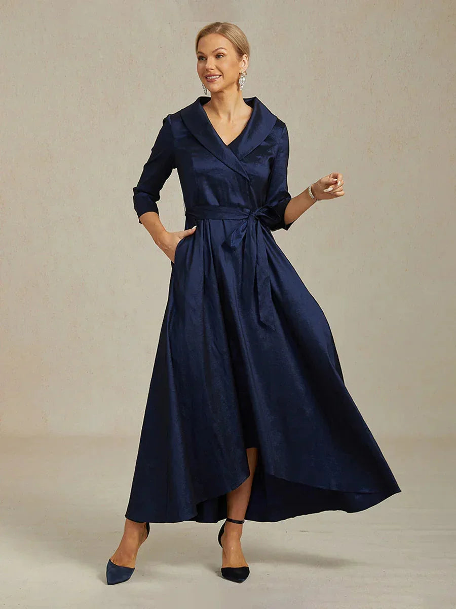 Taffeta High Low Dress