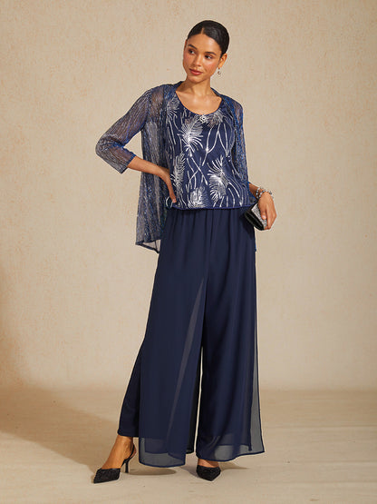Sequins Vest Evening Tops