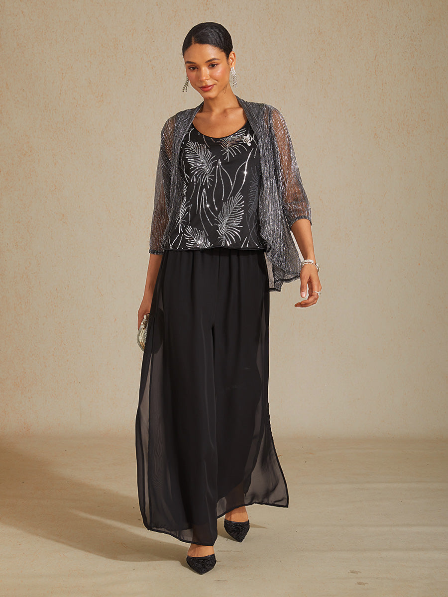 Sequins Vest Evening Tops