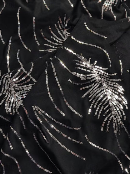 Sequins Vest Evening Tops