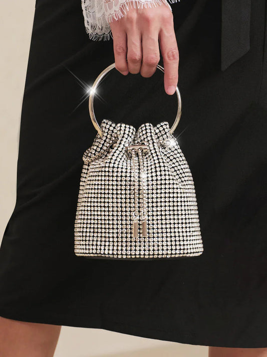 Rhinestone Chain Clutch