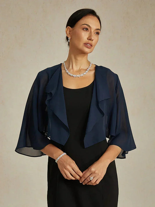 Sheer Chiffon Evening Cover Up