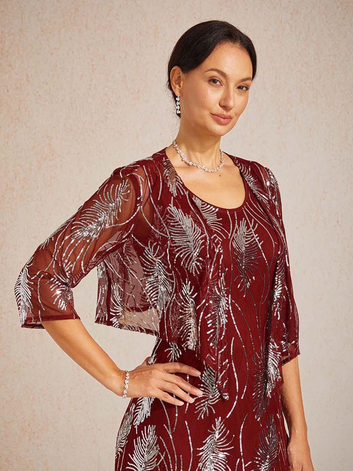 Mesh Sequin Short Shrug