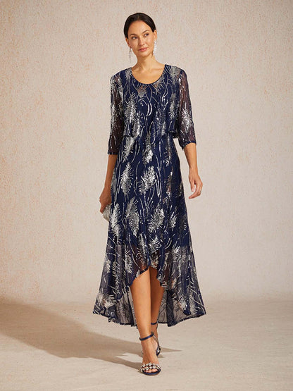 Sleeveless Sequin Maxi Dress