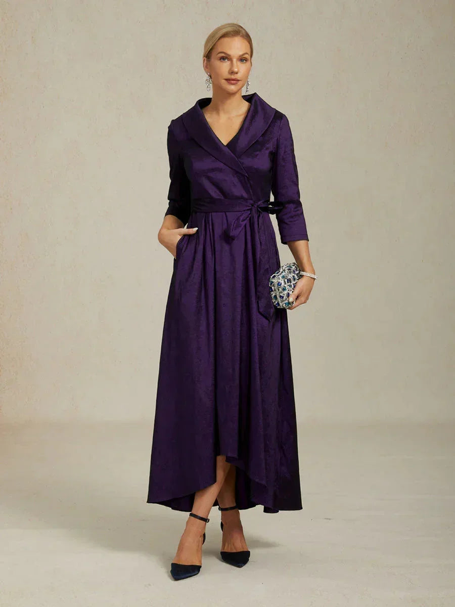 Taffeta High Low Dress