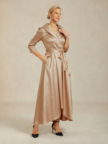 Taffeta High Low Dress