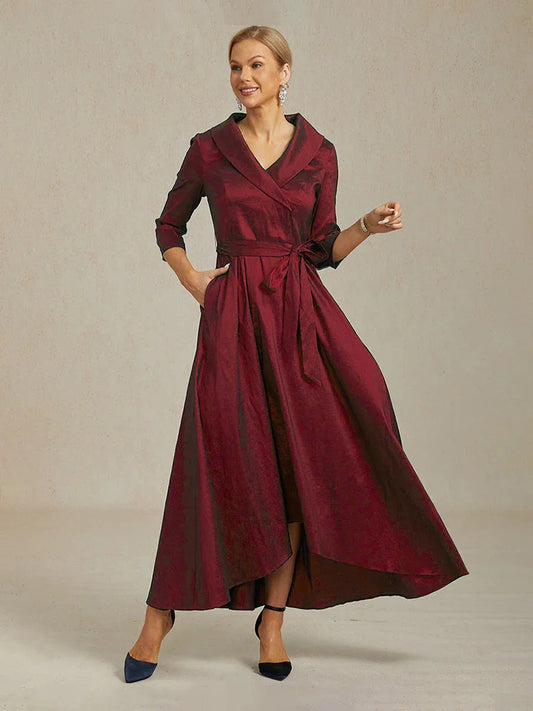 Taffeta High Low Dress