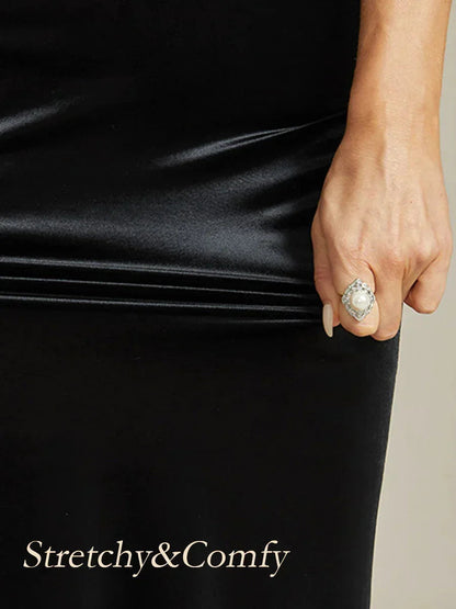 Velvet Peplum Blazer with Satin Collar