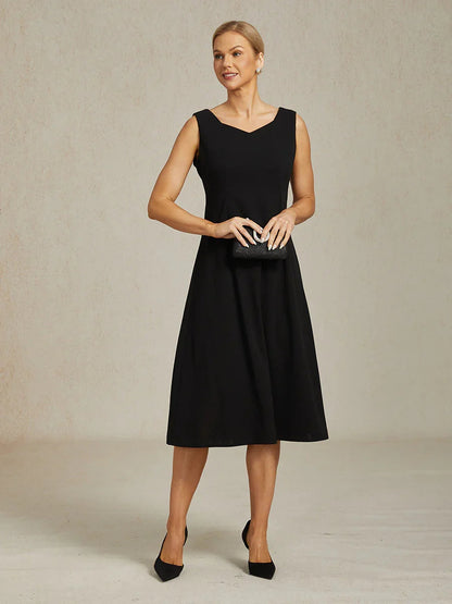 Sleeveless Sheath Midi Dress
