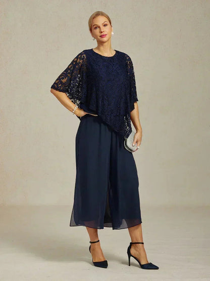 Cropped Wide Leg Pants