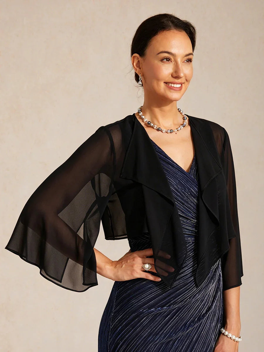 Sheer Chiffon Evening Cover Up