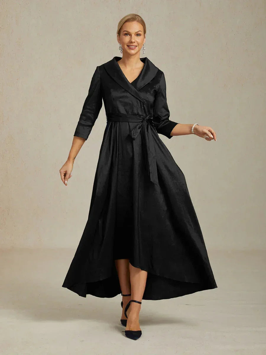 Taffeta High Low Dress
