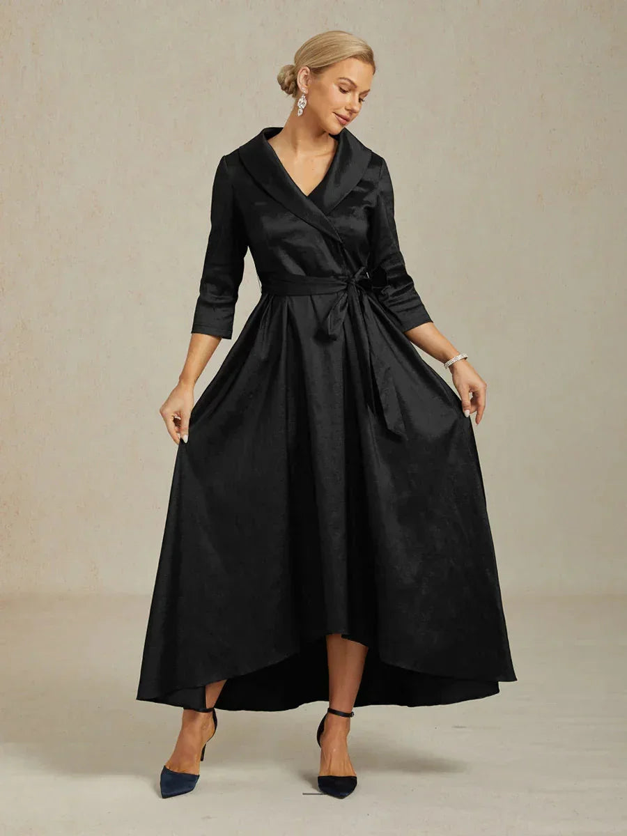 Taffeta High Low Dress