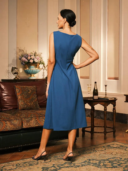Sleeveless Sheath Midi Dress