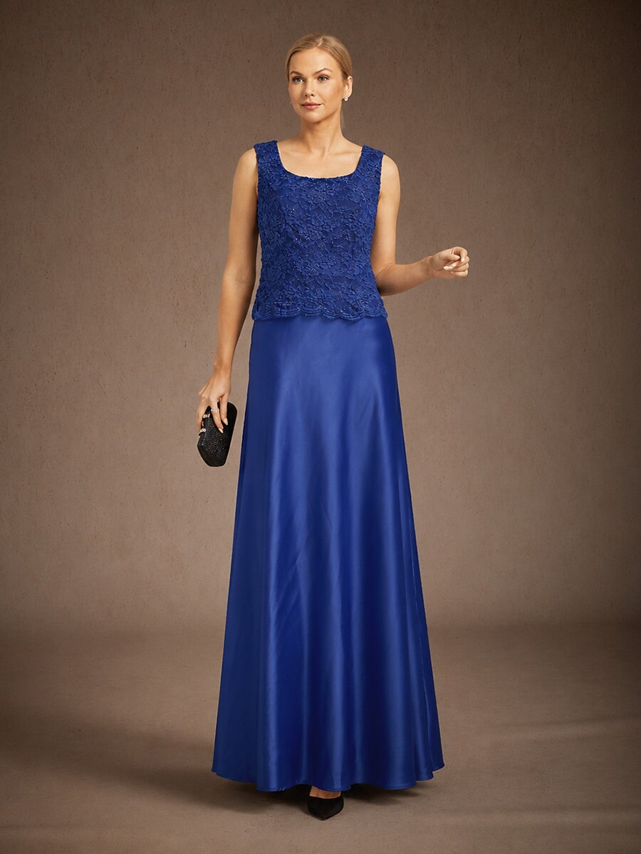 Sleeveless A Line Maxi Dress