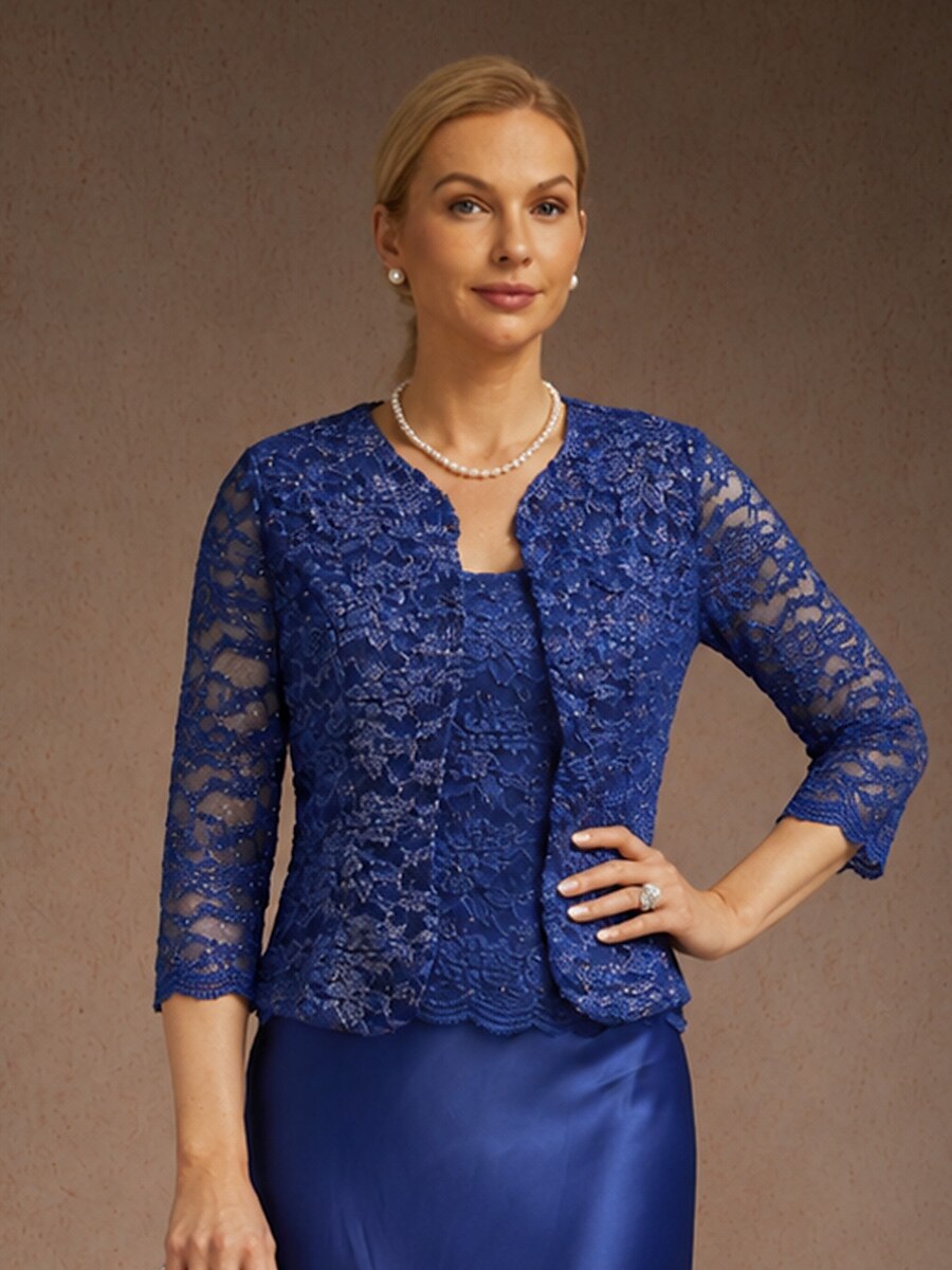Lace Glitter Floral Jacket