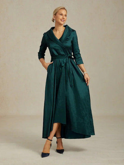 Taffeta High Low Dress