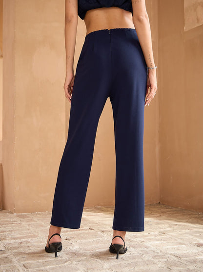 Skinny Mid Waist Pants