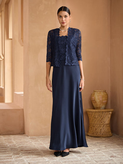 Lace Maxi Jacket Dress