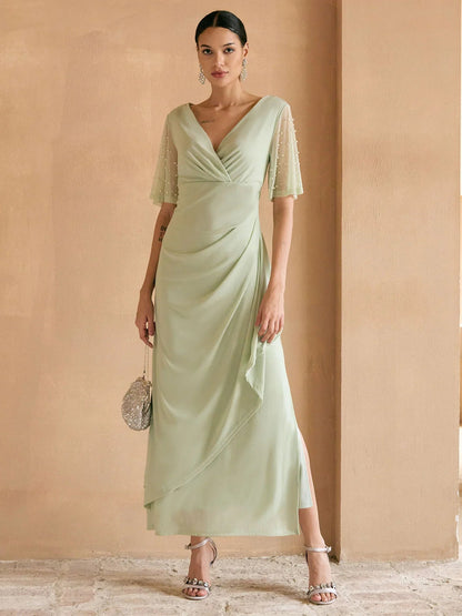 Empire Waist Formal Maxi Dress