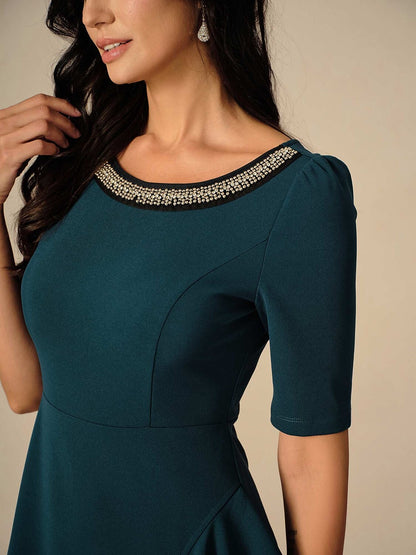 Elegant Ruffle Maxi Dress