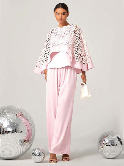 Pink Cut-Out Two-piece set
