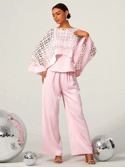 Pink Cut-Out Two-piece set