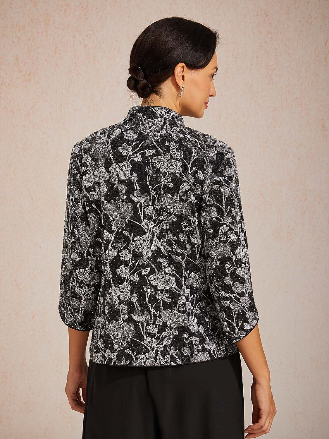 Floral Jacquard Twinset