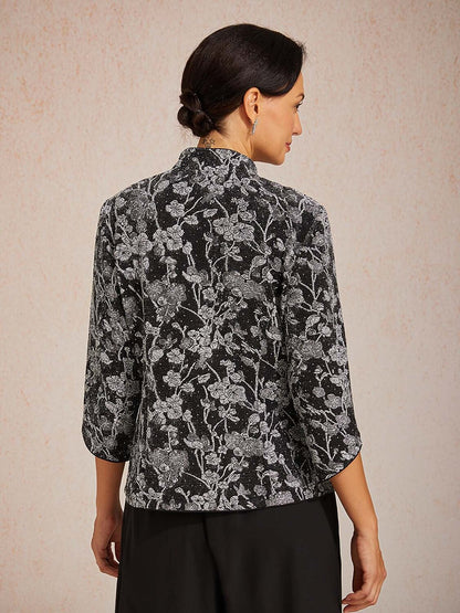 Floral Jacquard Twinset