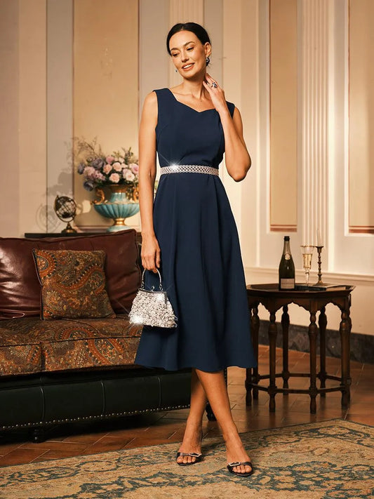 Sleeveless Sheath Midi Dress