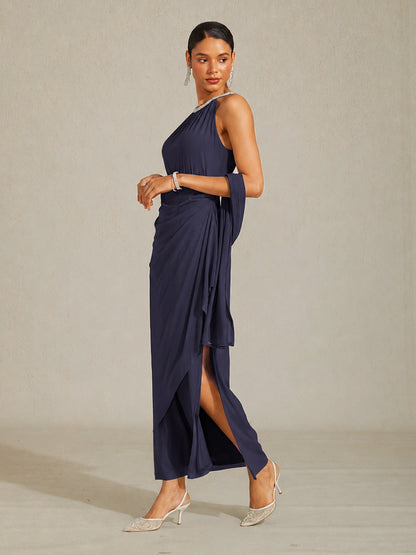Stretch Mesh Long Shawl Wrap