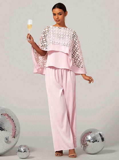 Pink Cut-Out Two-piece set