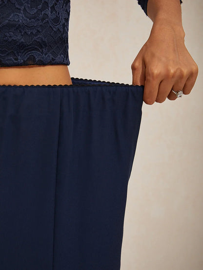 Mermaid Midi Chiffon Mid-Waist Skirts