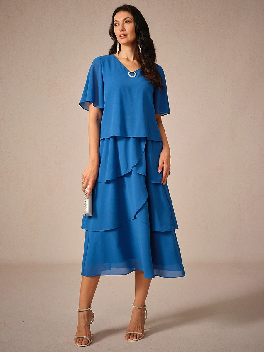 Tiered-Midi-V-Neck-Short-Sleeve-Dress-Royal-Blue-S13301652