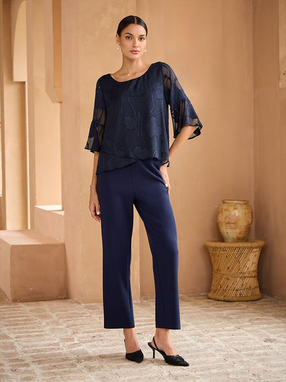Skinny Mid Waist Pants