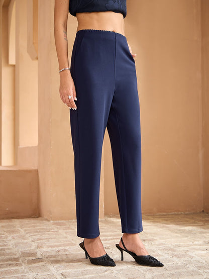 Skinny Mid Waist Pants