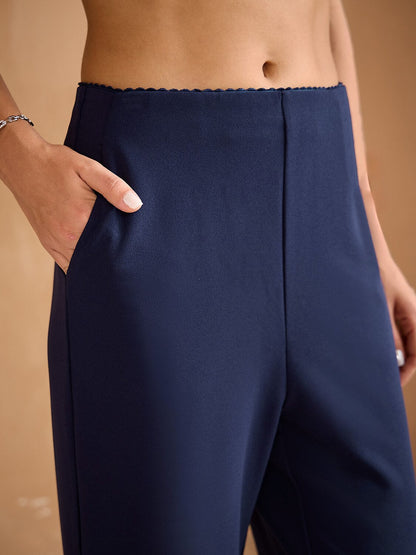 Skinny Mid Waist Pants
