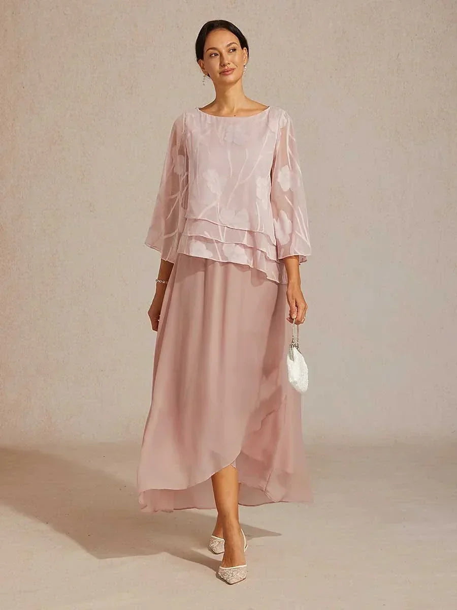 Chiffon Floral Layered Blouse