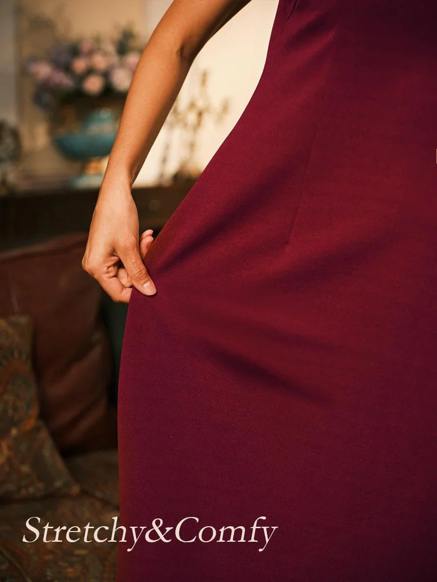 Sleeveless Sheath Midi Dress