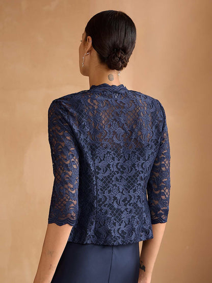 Lace Maxi Jacket Dress