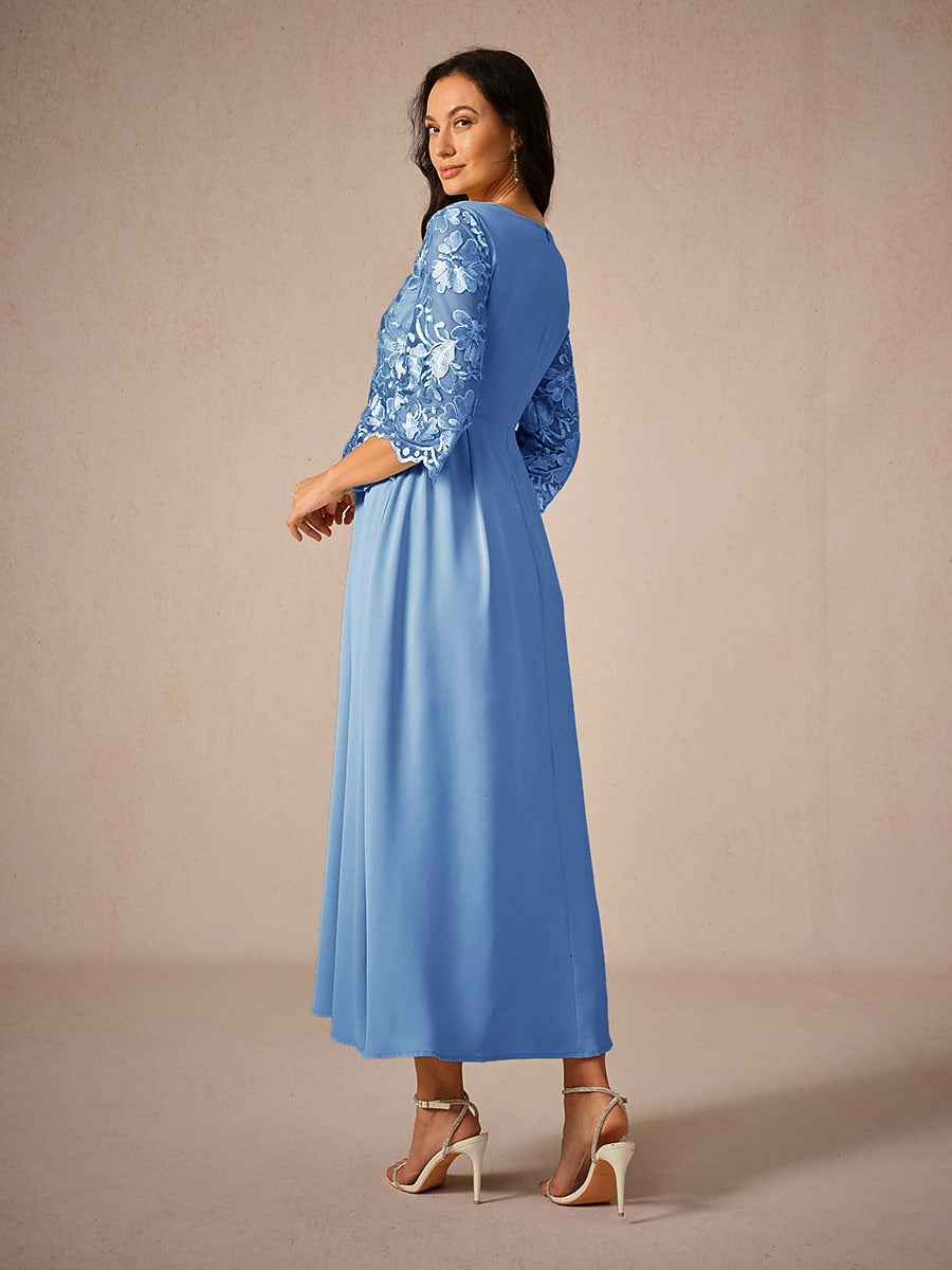 Lace A Line Maxi Dress