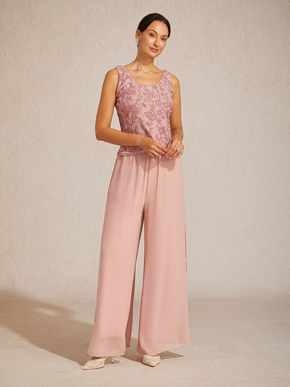 Rhinestone 3/4 Sleeve Twinset