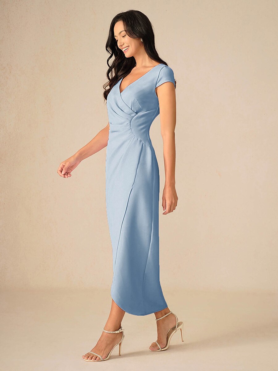 Elegant White Wedding Wrap Dress