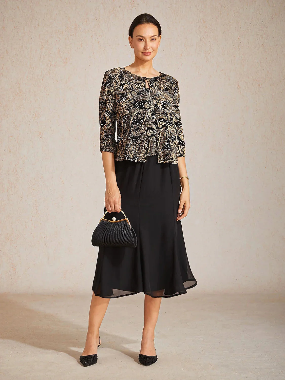 Mermaid Midi Chiffon Mid-Waist Skirts